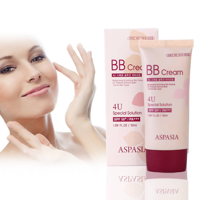 Kem Nền Aspasia 4U Special B.B Solution Cream SPF50 PA+++ (50ml)